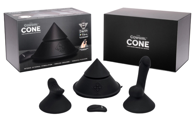 The Cowgirl Cone - Pack complet avec boîte premium, cône, accessoires Saddle et Alamo et télécommande